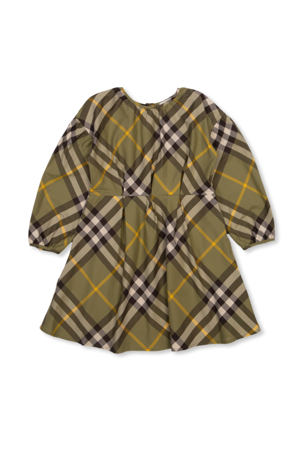 Green Cotton dress Burberry Kids Vitkac Canada